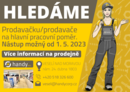 Hledme prodavae/prodavaku